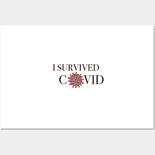 I survived covid Posters and Art